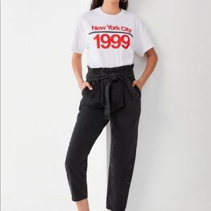 BDG High-Rise Belted Carrot Jean - Sz 24